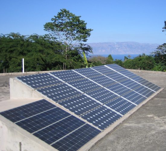 LGHP solar panels roof bill rice clinic